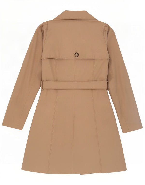 Trencz damski Zara UK 10 Small, beżowy, bawełniany