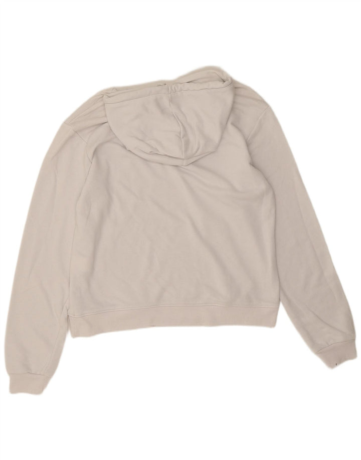Gaudi Mens Graphic Hoodie Jumper Large White Cotton