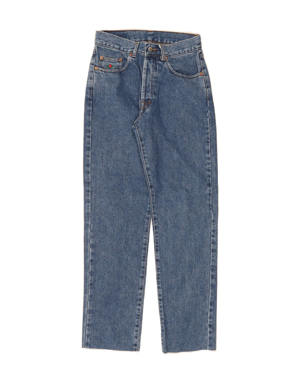 CHARRO Womens Tapered Jeans W29 L30 Blue Cotton