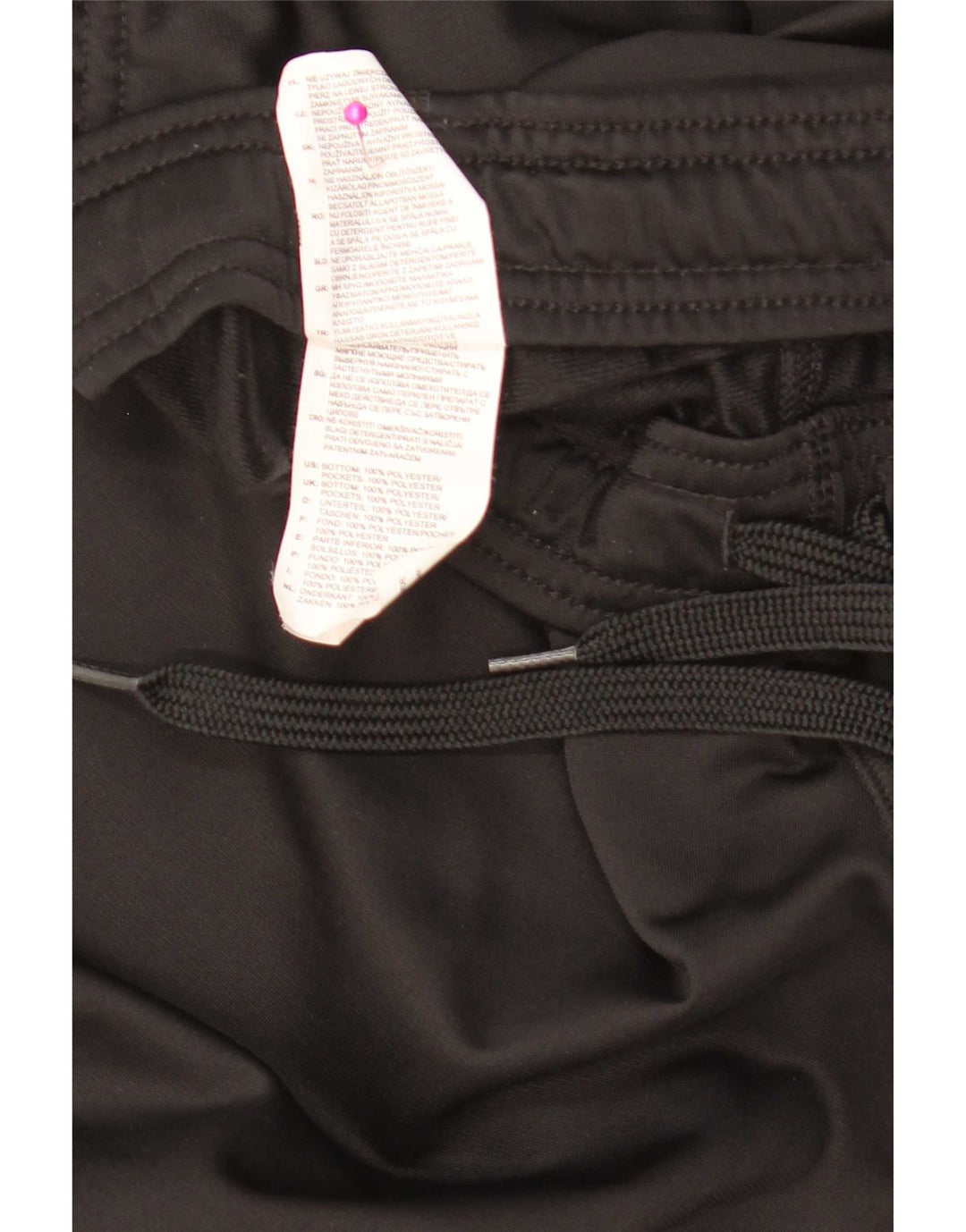 Reebok Mens Tracksuit Trousers Joggers Large Black Polyester