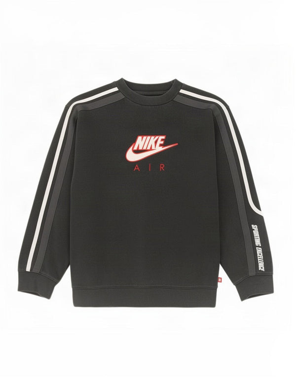 Felpa grafica Nike da bambino, 12-13 anni, grande, cotone nero
