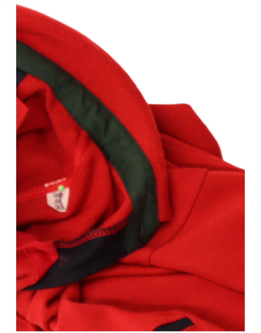 VINTAGE Mens Polo Neck Jumper Sweater 2XL Red Wool