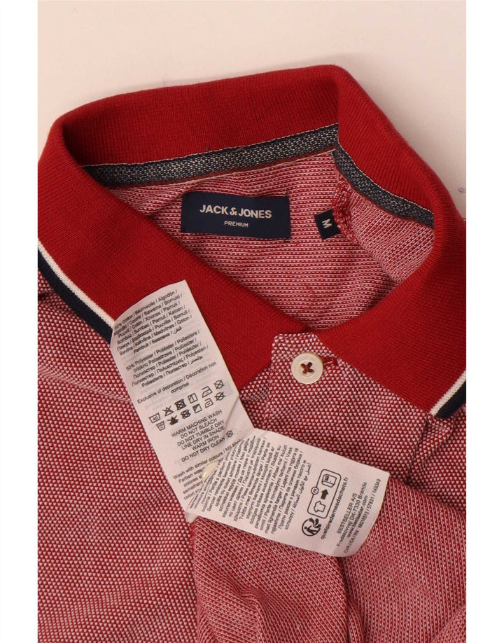 Jack & Jones Polo Hombre De Algodón Con Manchas Rojas Medianas