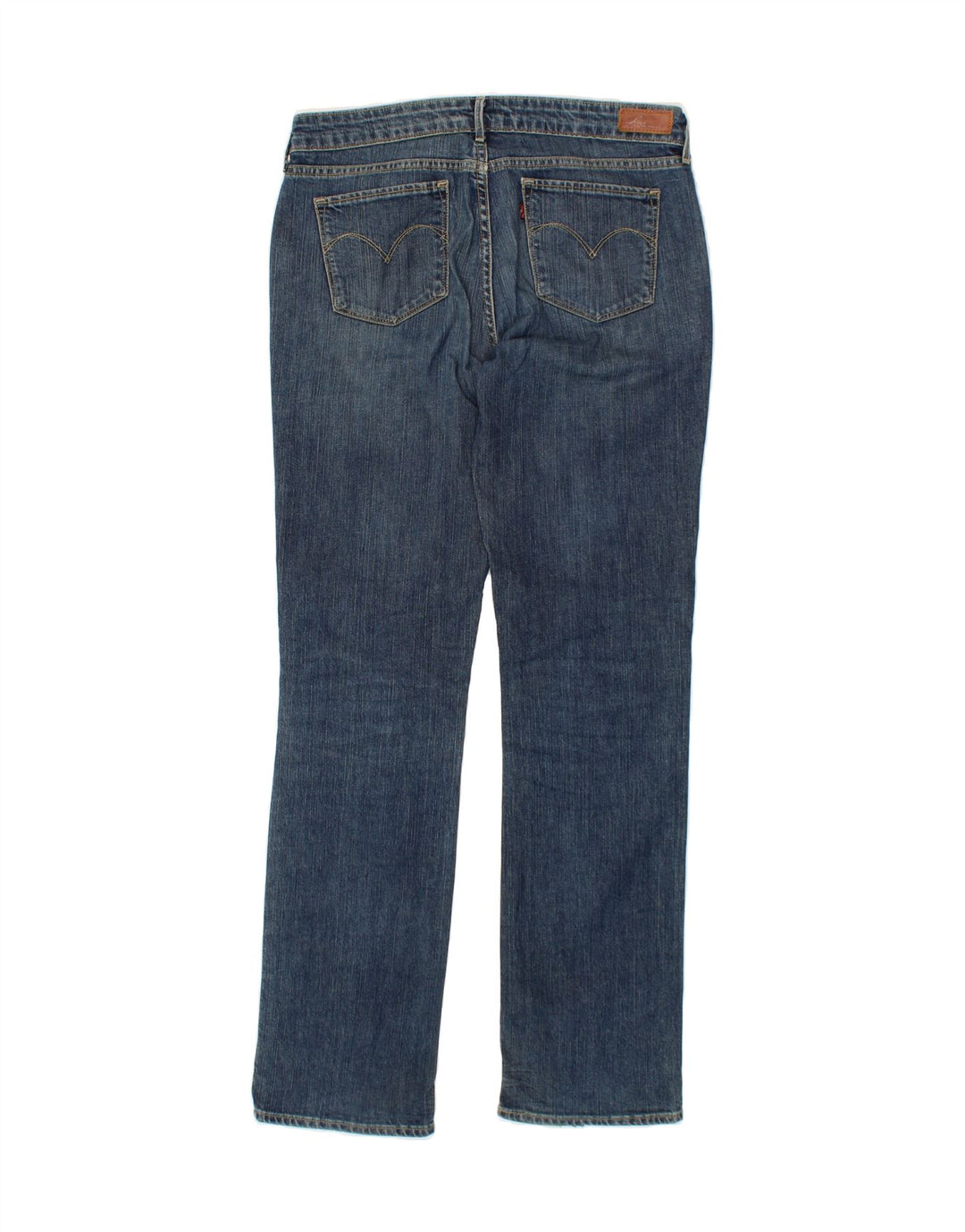 LEVI'S Womens Slightly Curvy Classic Fit Straight Jeans W31 L33 Blue Vintage Levi's and Second-Hand Levi's from Messina Hembry 