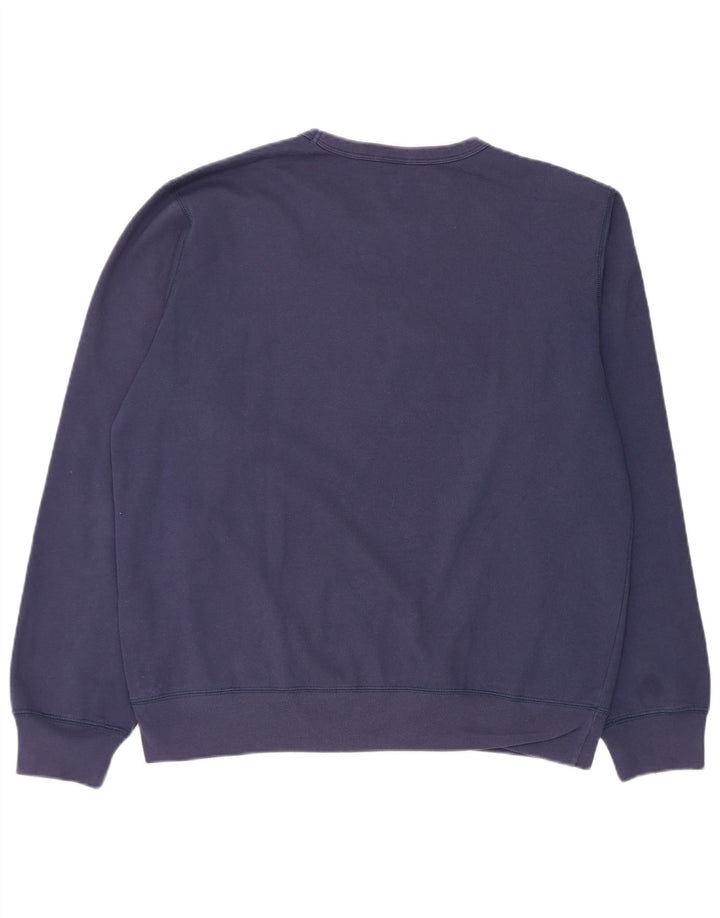 Champion Mens Sweatshirt Jumper XL Navy Blue Cotton