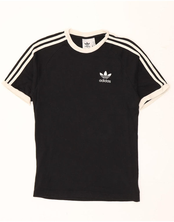 T-shirt da uomo Adidas Top XS in cotone nero