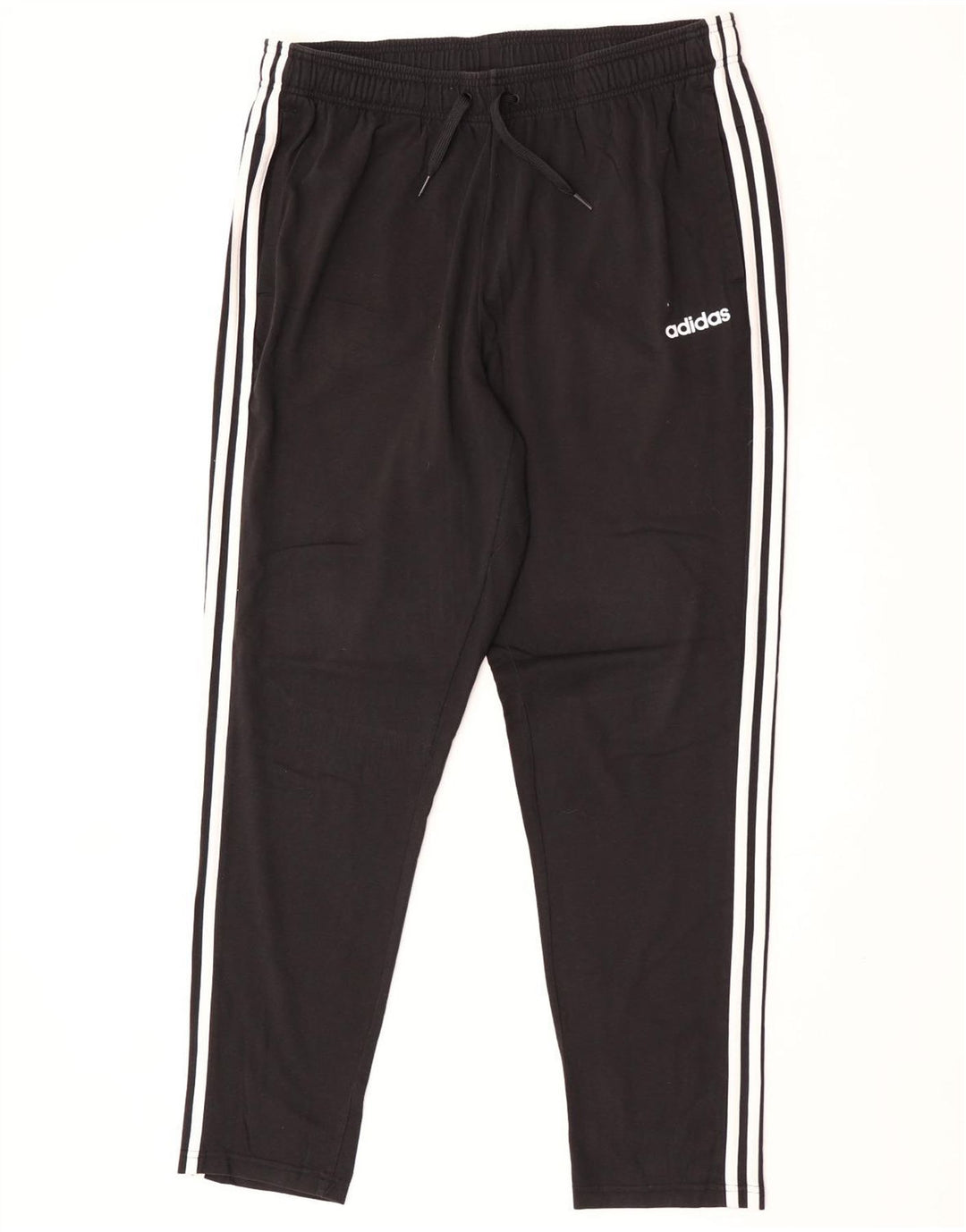 Adidas Mens Tracksuit Trousers XL Black Cotton