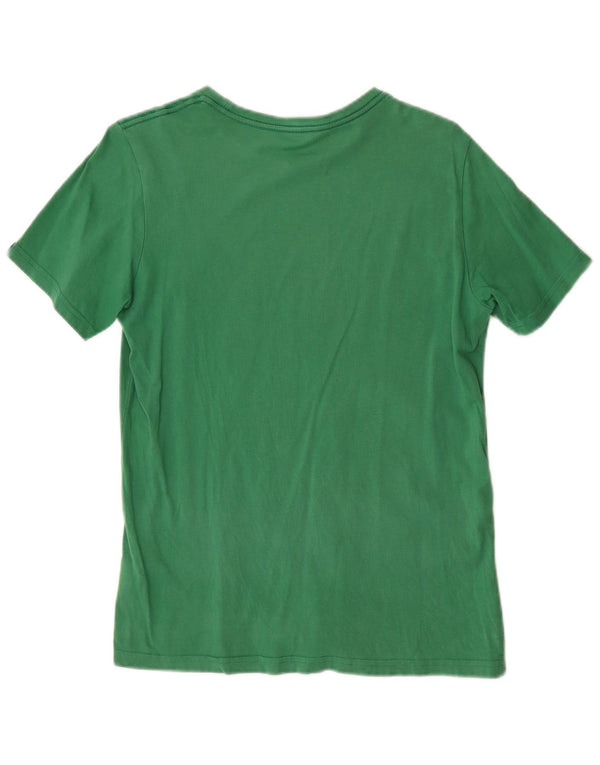 Chłopięcy T-shirt z grafiką Puma, 13-14 lat, zielona bawełna