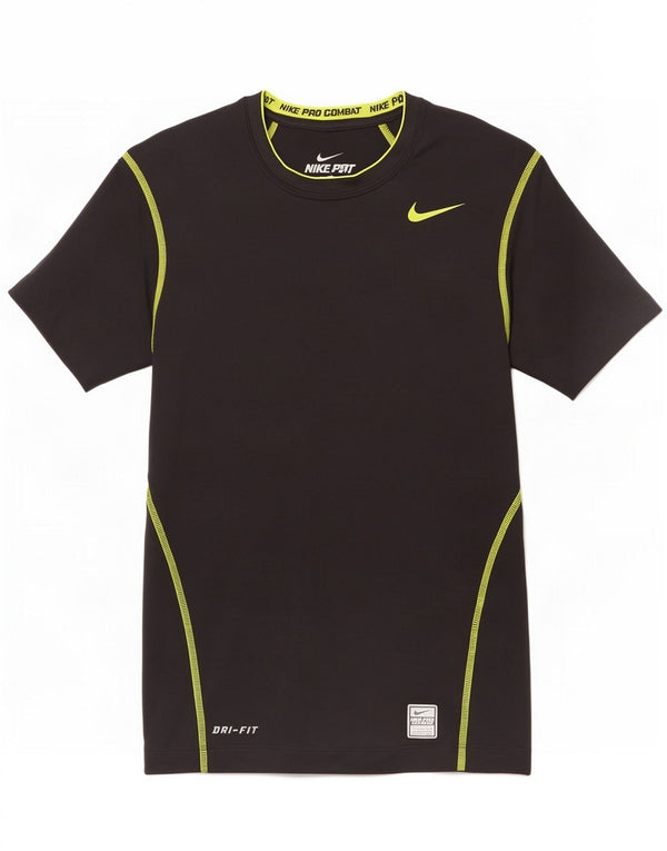 Nike T-shirt Dri Fit pour homme UK 36/38 Petit Noir
