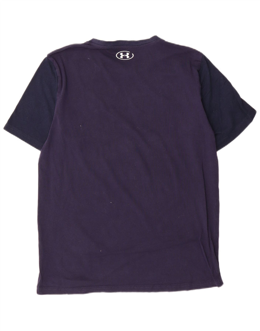 Under Armour Mens Graphic T-Shirt Top Small Navy Blue Cotton
