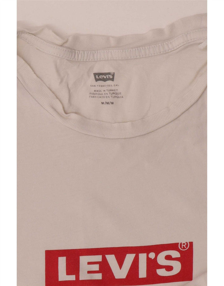 Ανδρικό γραφικό T-shirt Levi's Top Medium White
