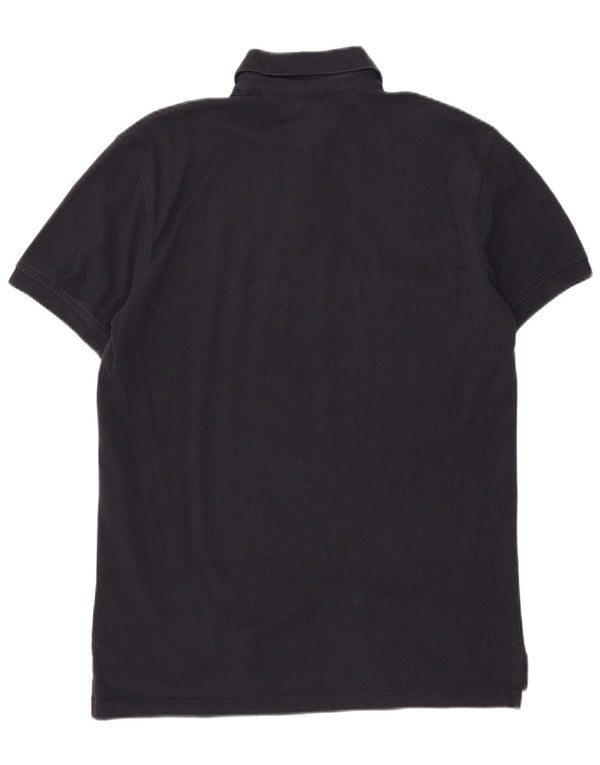 Tommy Hilfiger Mens Polo Shirt Large Navy Blue Cotton