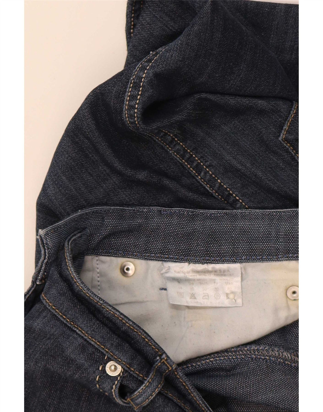 Jeans dritti da donna Roccobarocco W32 L29 cotone blu navy