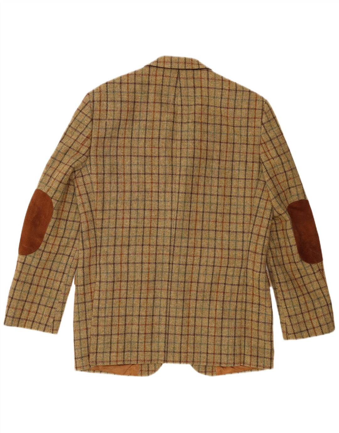 Barbour Chaqueta tipo blazer de 2 botones para hombre EU 48 Lana virgen a cuadros verde medio