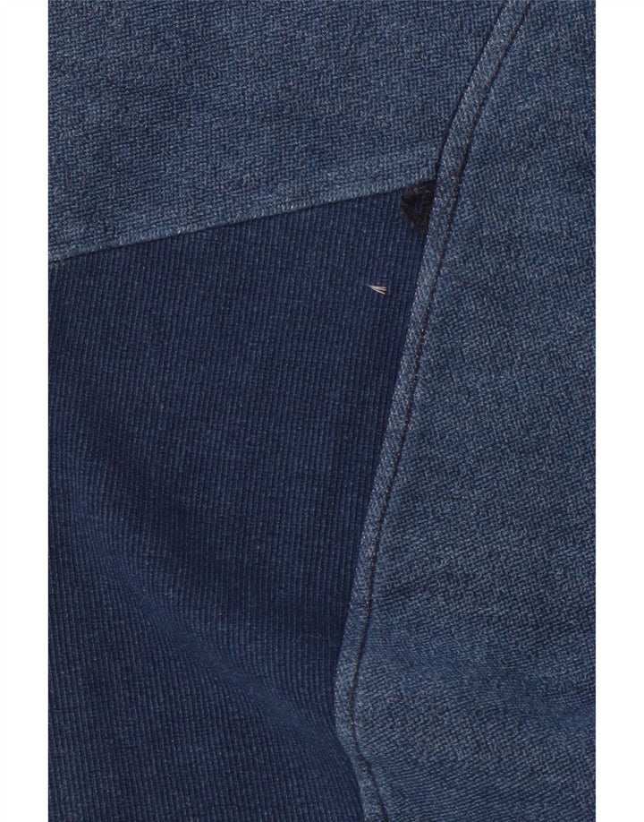 ZARA Mens Joggers Cropped Trousers XL Blue Cotton