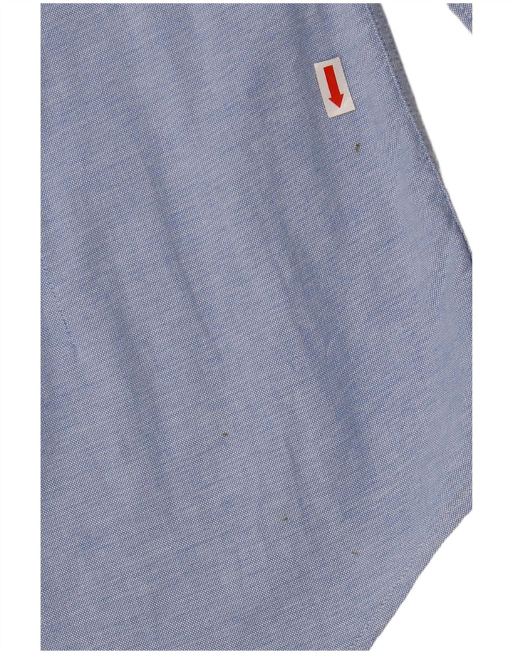 TOMMY HILFIGER Herren Slim Fit Hemd mittelblaue Baumwolle