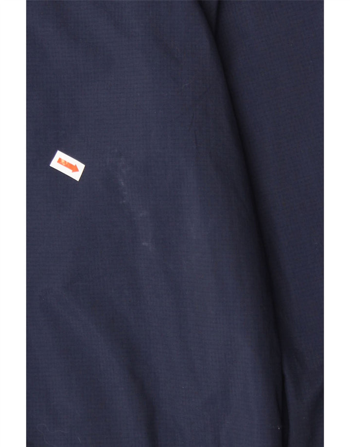 SUPERDRY Womens Windbreaker Jacket UK 18 XL Navy Blue Nylon