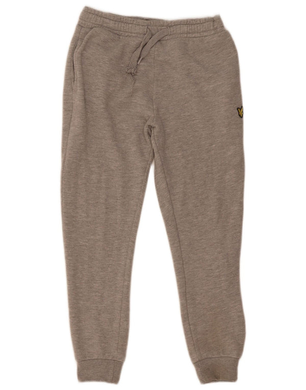 Lyle & Scott Boys træningsdragt Bukser Joggers 8-9 år Grå Flecked Bomuld