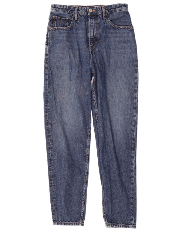 Tommy Hilfiger Womens Tapered Jeans W28 L30 Blue Cotton
