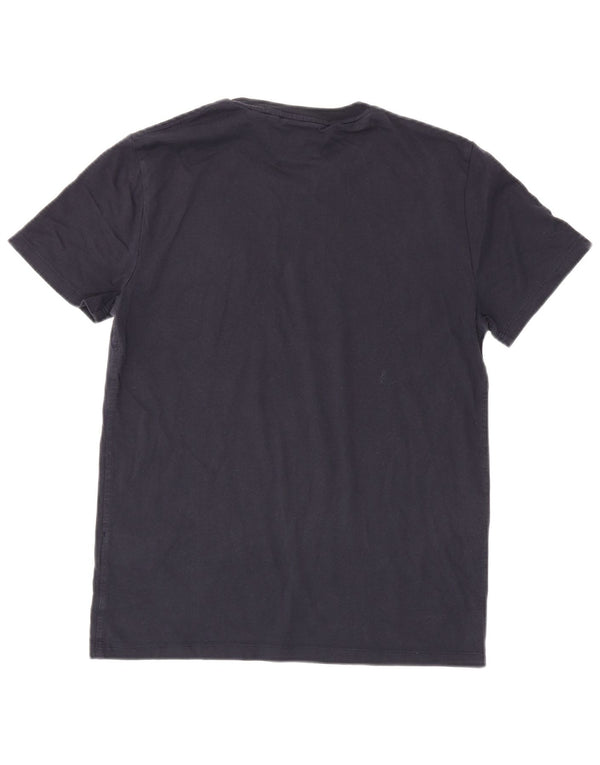 T-shirt da uomo Superdry Top in cotone blu navy medio