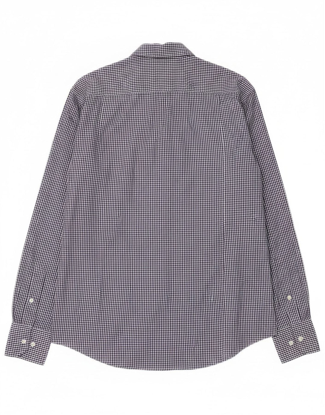 Kappa Mens Shirt Medium Blue Gingham Cotton