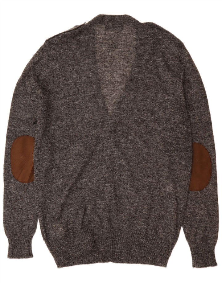 Zara Homme Cardigan Pull XL Gris Moucheté Acrylique