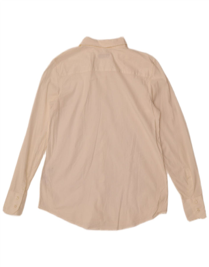 Fred Perry Womens Shirt UK 18 XL White Cotton