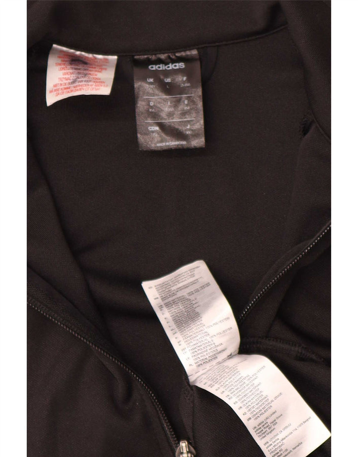 Adidas Jungen Climalite Trainingsanzug Top Jacke 13-14 Jahre Schwarz Polyester