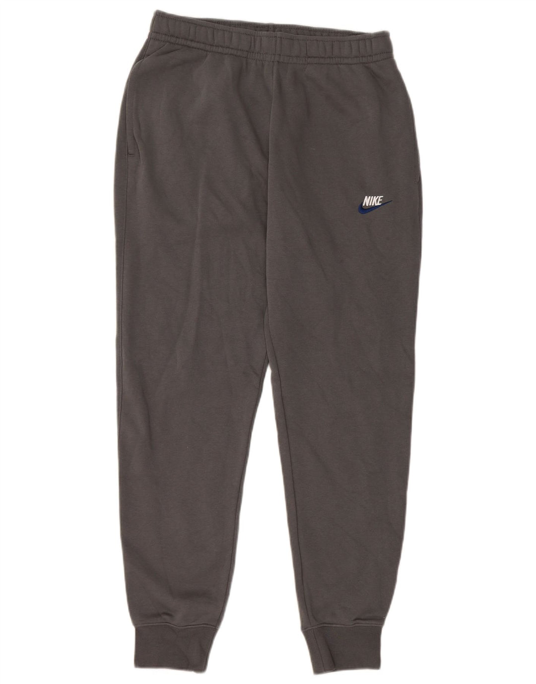 NIKE Mens Tracksuit Trousers Joggers Small  Grey Cotton
