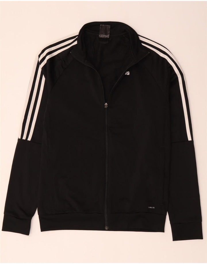 Adidas Mens Climalite tréningruha felső kabát XS fekete poliészter