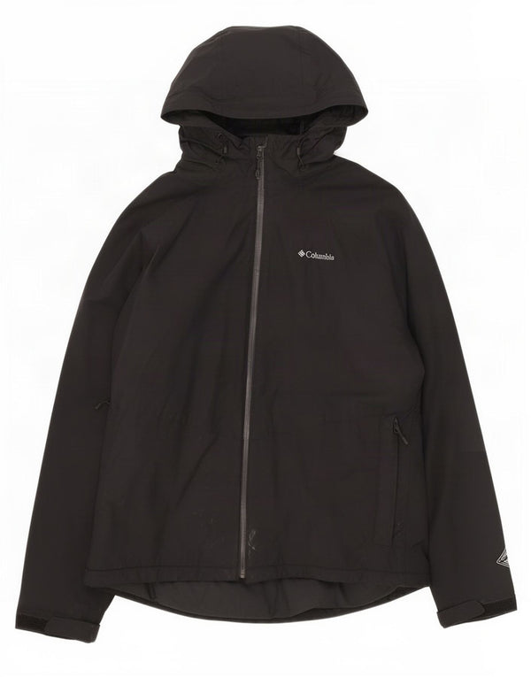 Мужская ветровка Columbia с капюшоном UK 44 2XL, черный нейлон