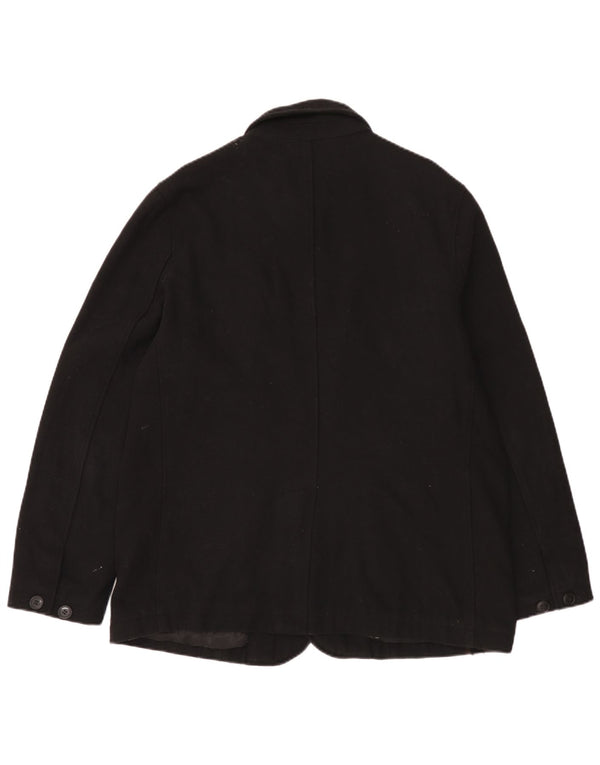 Levi's Mens Utility Jacket UK 40 Large Black Wool