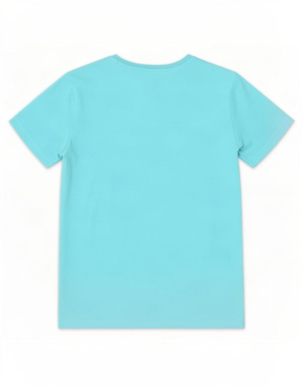 Champion Womens Graphic T-Shirt Top UK 14 Large Blaue Baumwolle