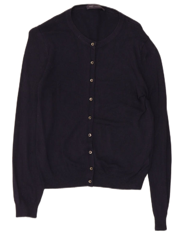 Sweter damski Marks & Spencer UK 8 Small, granatowy, wiskoza