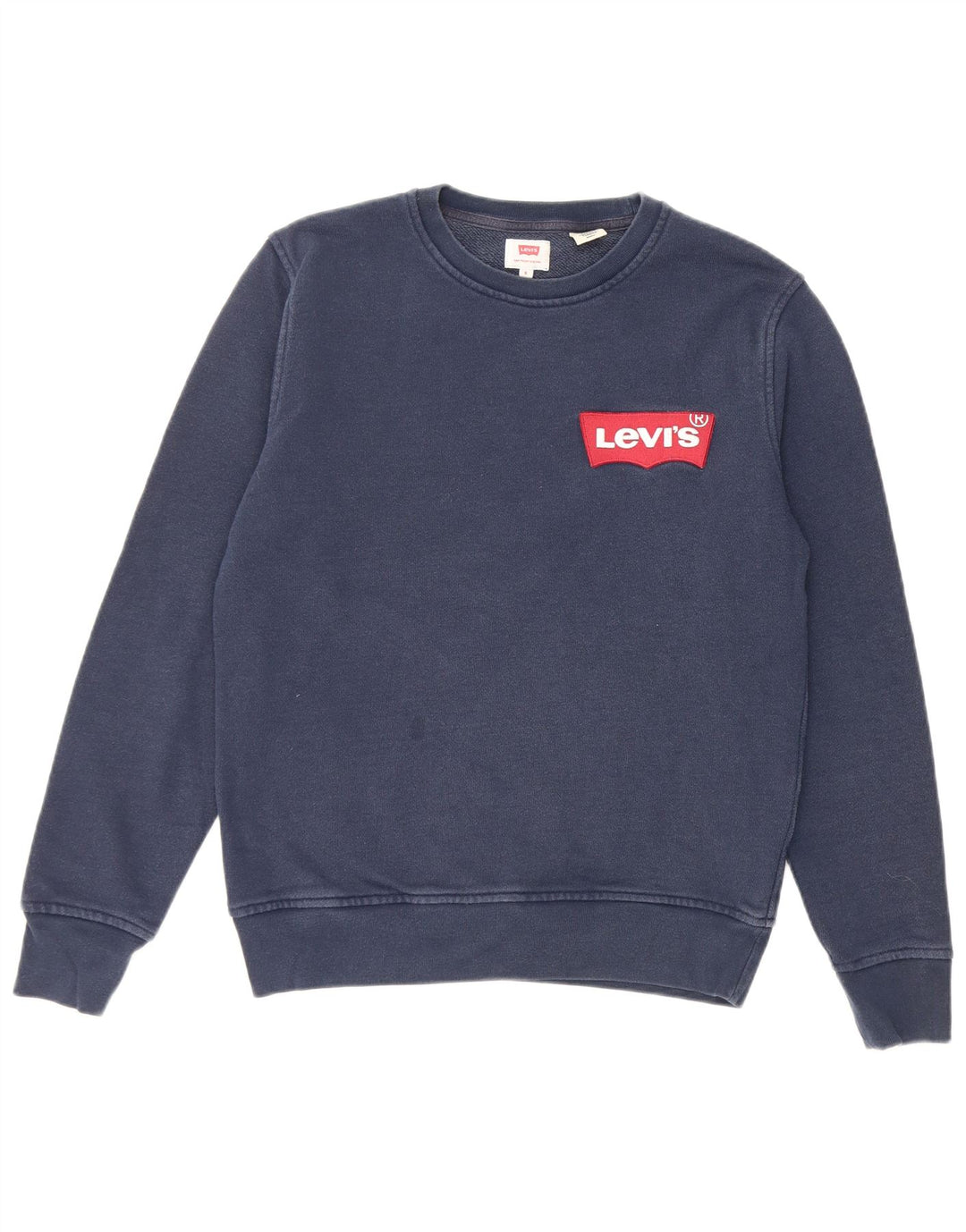 Levi's Uomo Felpa Maglione Piccolo Blu Navy Cotone