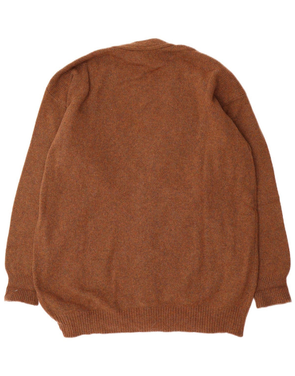 Vintage Herren Cardigan Pullover XL Braun