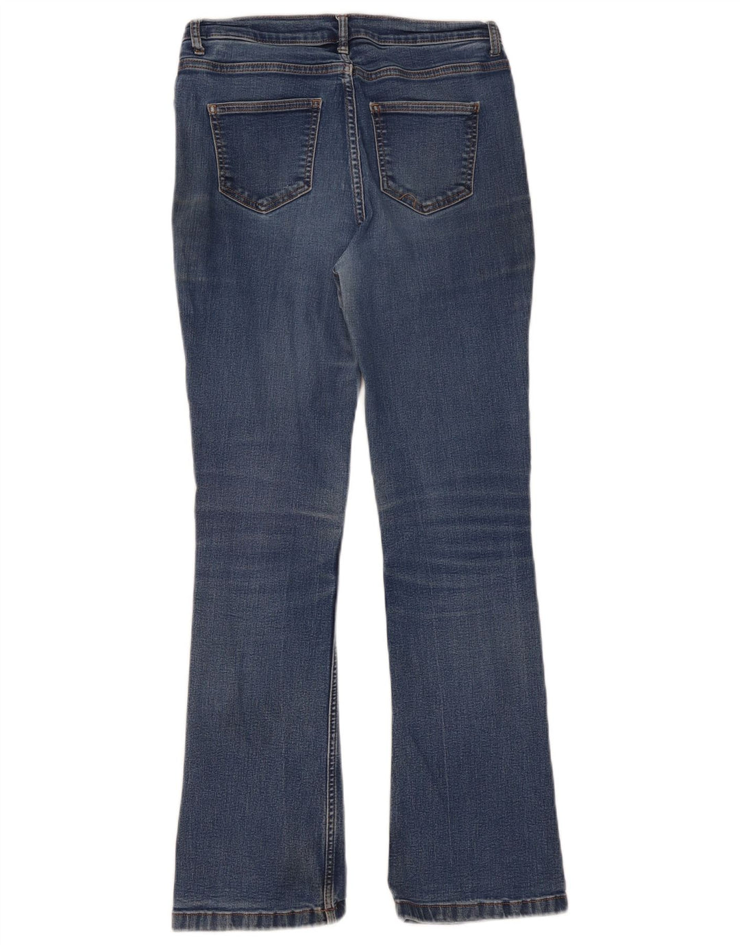 MARKS & SPENCER Womens Regular Fit Bootcut Jeans UK 10 Small W30 L30 Blue