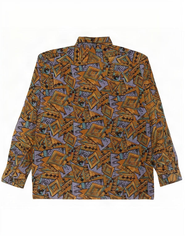 Vintage férfi kordbársony ing XL tarka geometriai
