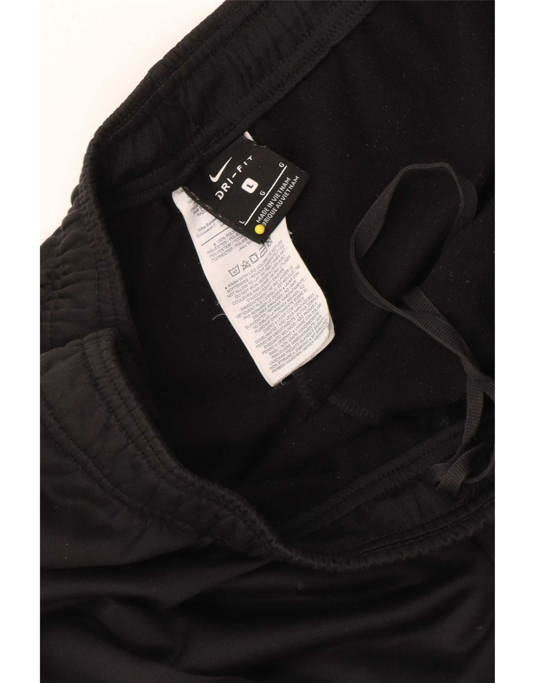 Nike Herren-Trainingshose, groß, aus schwarzem Polyester