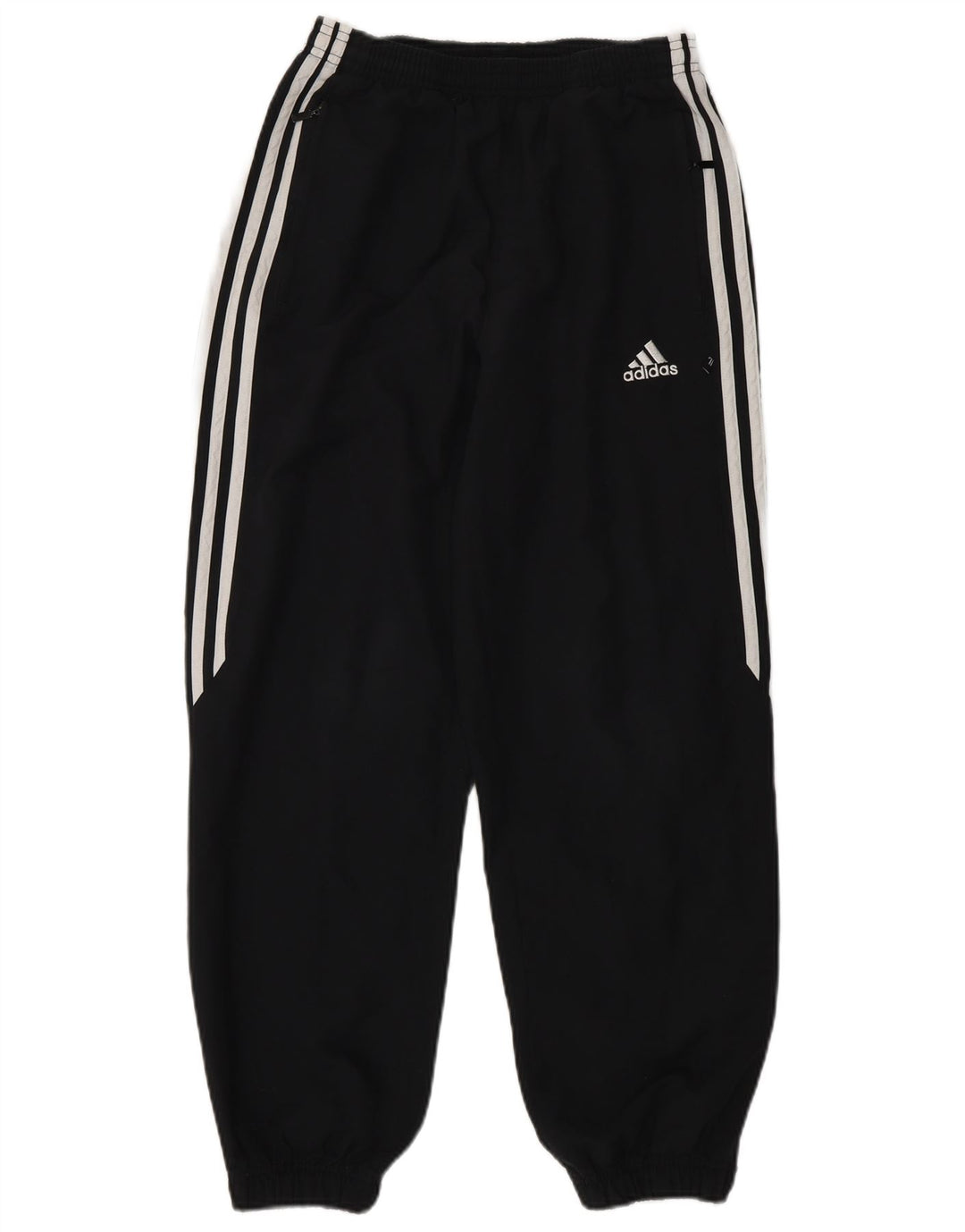 Adidas Boys Tracksuit Trousers Joggers 11-12 Years  Black Polyester