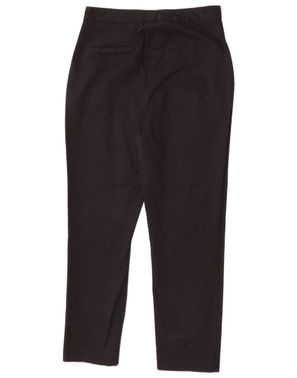 Zara Mujer Pantalones Cortos Slim Large W30 L26 Algodón Negro
