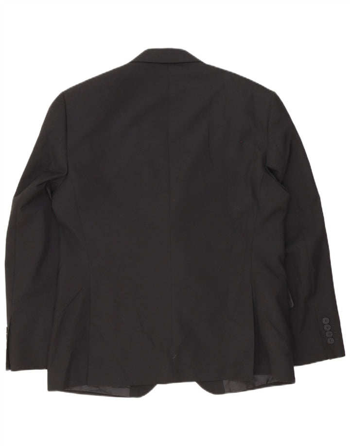 Marks & Spencer Chaqueta tipo blazer corta de 2 botones para hombre UK 40 Medium Black