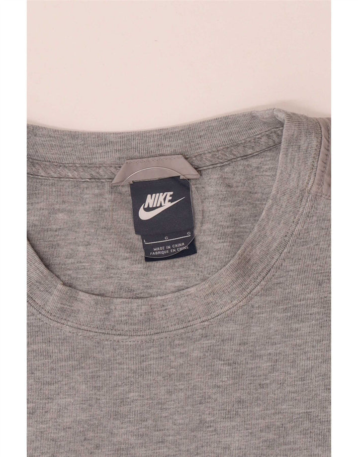Damska bluza dresowa Nike UK 14, duża, szara, nakrapiana