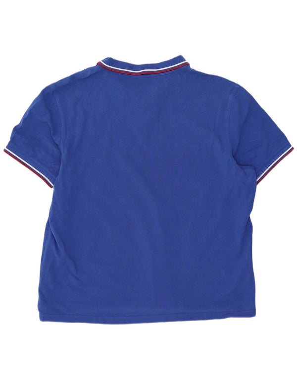 Fred Perry Herren-Poloshirt 3XL, blau gestreift, Baumwolle