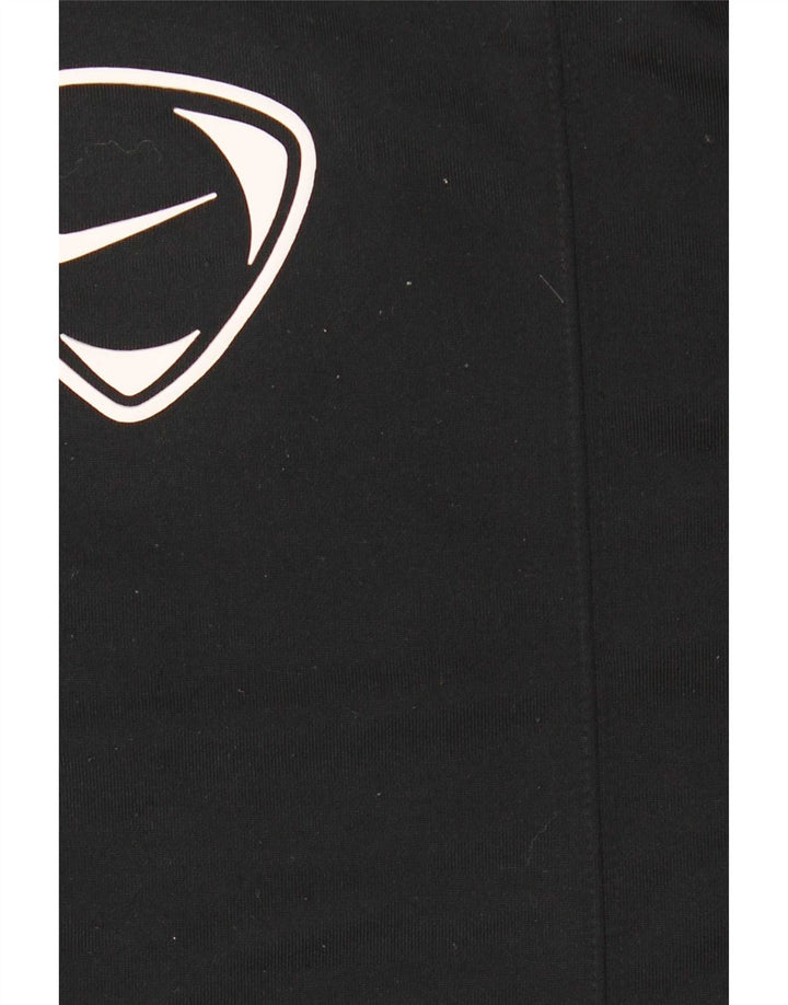 Nike Mens Sweatshirt Jumper UK 36/38 Small Black Colourblock Polyester