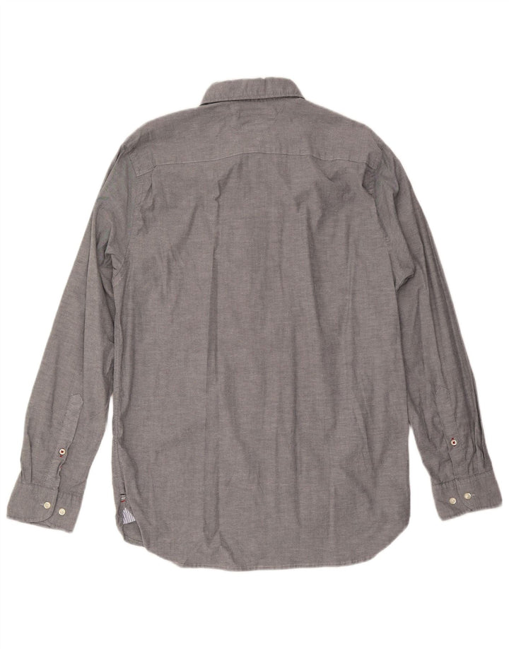 Tommy Hilfiger Chemise Regular Fit Homme Coton Gris Large