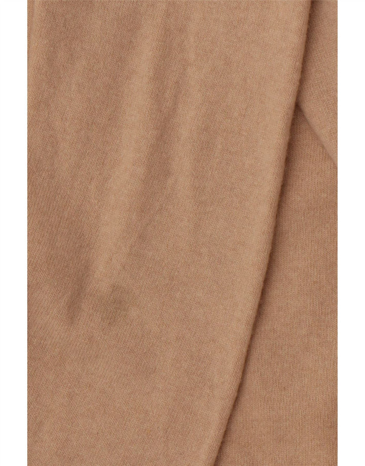 TIMBERLAND Mens Crew Neck Jumper Sweater Small Beige Wool