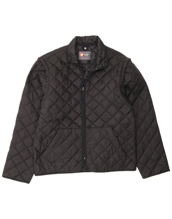 Lotto Chaqueta acolchada para hombre Workwear UK 42 XL Poliamida negra