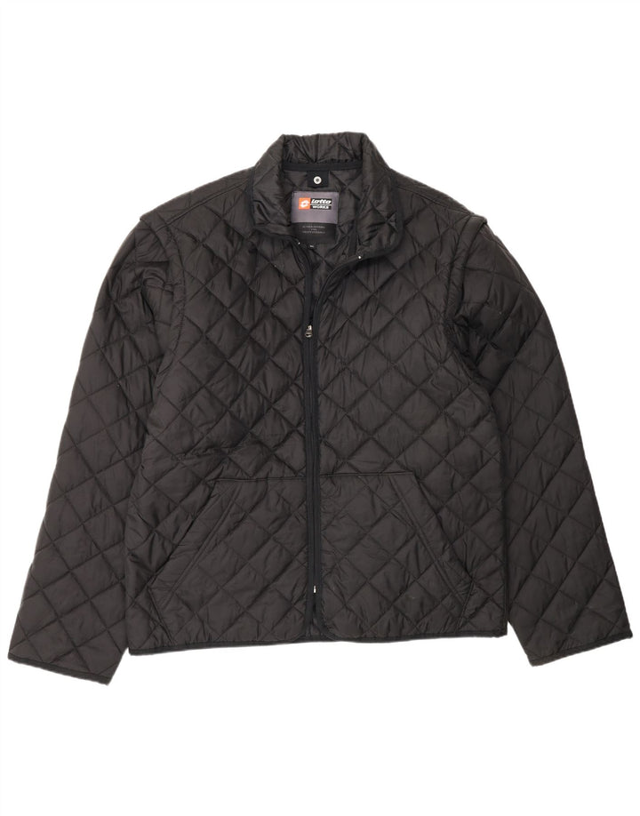 Lotto Herre Workwear Quiltet Jakke UK 42 XL Sort Polyamid