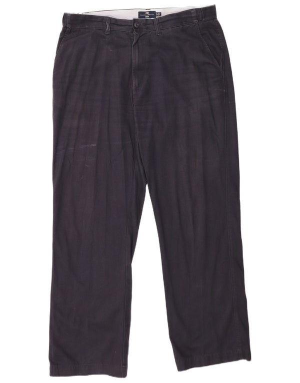 Мужские прямые брюки чинос Marks & Spencer Blue Harbour W36 L31 темно-синие